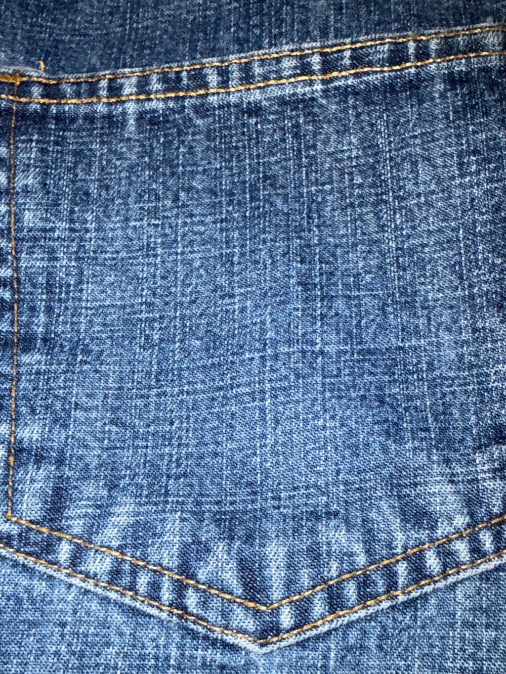 bill blass Slim Men's Jeans in Medium Blue with Contrast Stitching